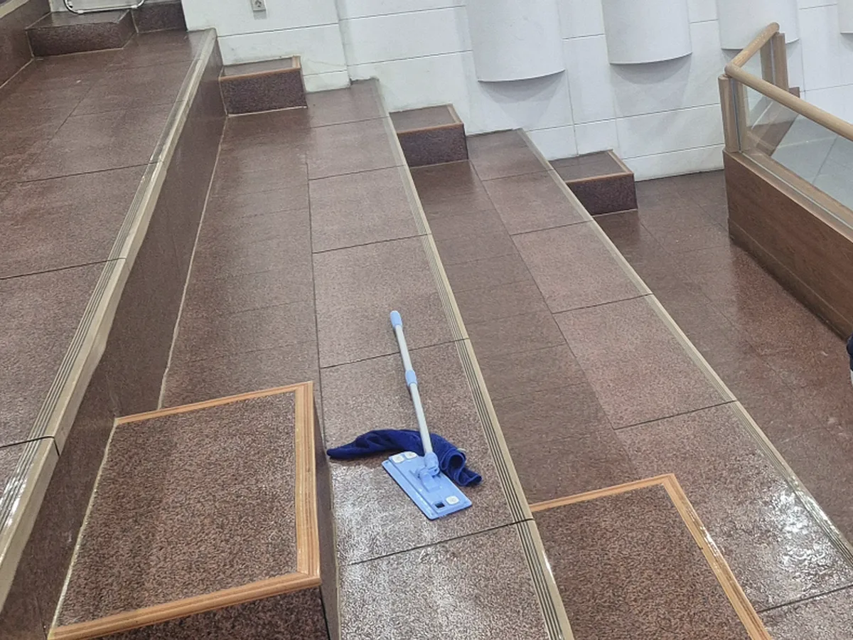 삼척시 오사동 교회 목양실·친교실 위생청소 사례 - 행진크린